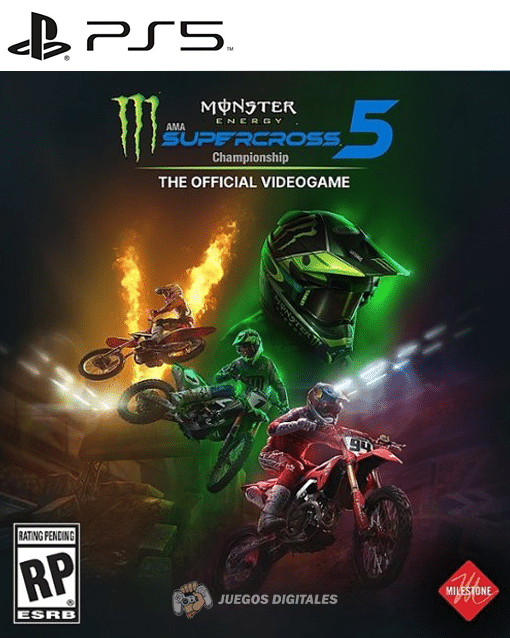 Monster energy supercross 5 championship PS5 1