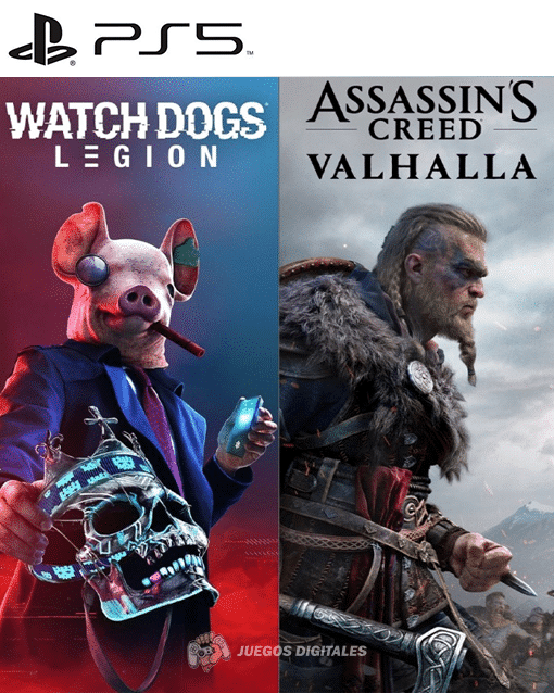 Assassins creed valhalla Watc Dogs legion PS5 1