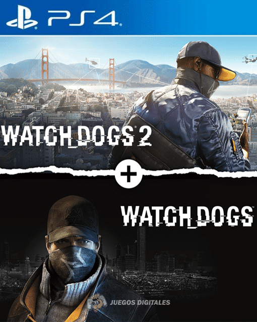Watch dogs 1 whatch dogs 2 standard editions PS4 1